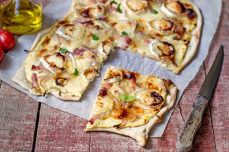 Elsässer Flammkuchen
