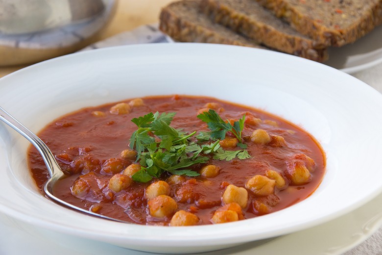 Kichererbsen-Tomaten-Eintopf