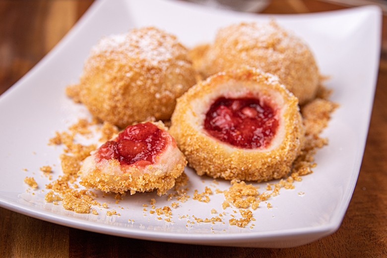 Erdbeerknödel