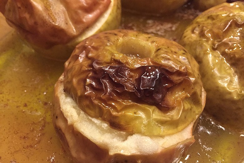 Einfacher Bratapfel