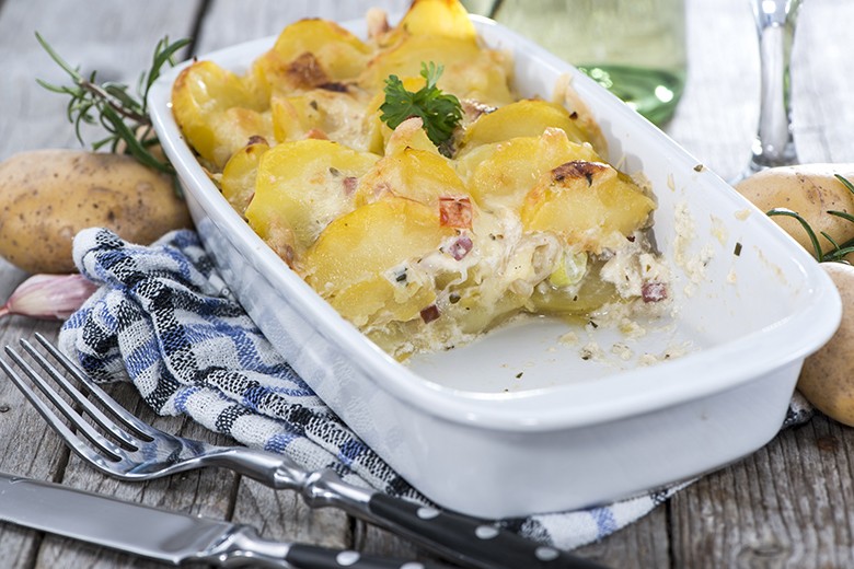 Klassischer Kartoffelauflauf