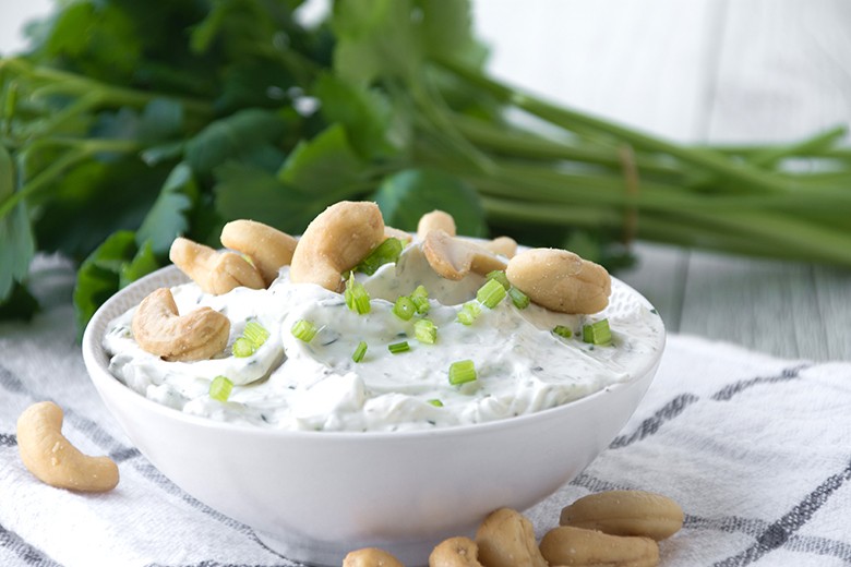 Veganer Frischkäse aus Cashewkernen
