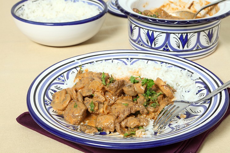 Boeuf Stroganoff