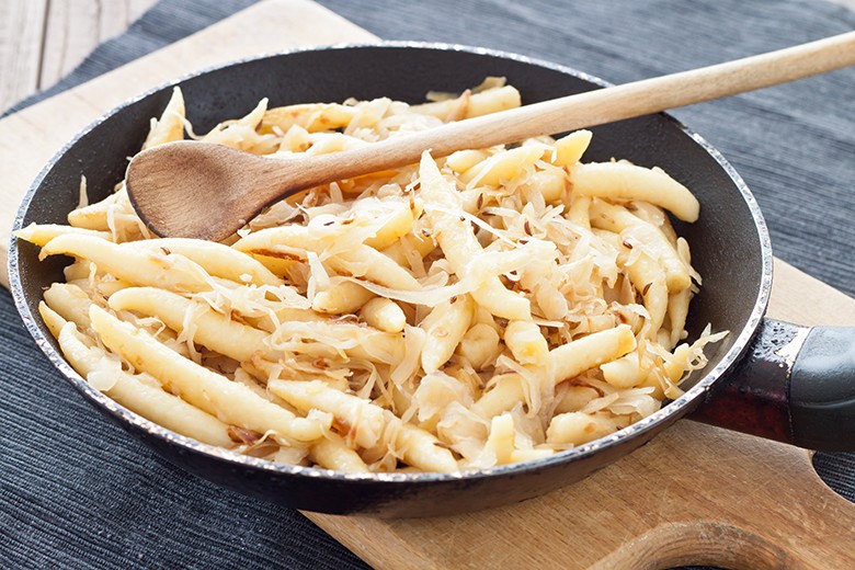 Schupfnudeln mit Sauerkraut