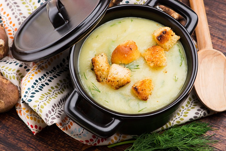 Cremige Artischockensuppe