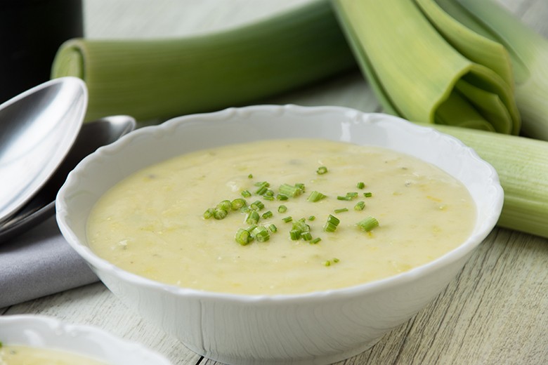 Porreesuppe mit Kartoffeln