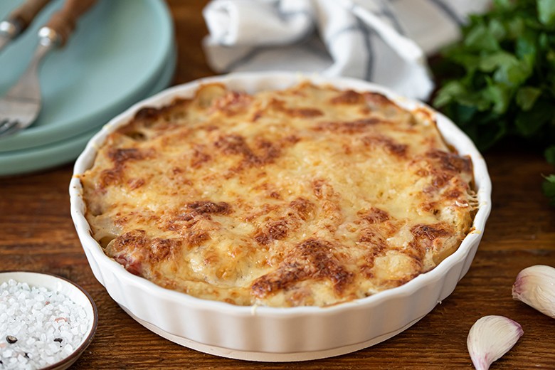 Spargel-Kartoffelauflauf