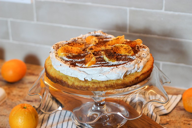 Kokos-Orangen-Torte