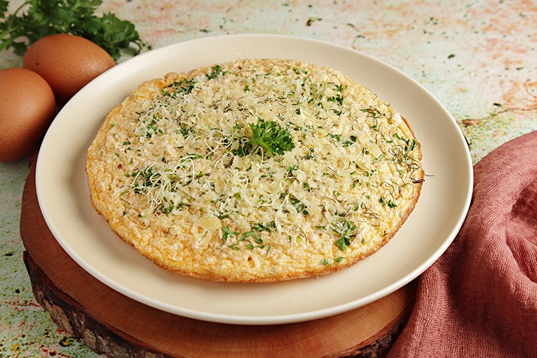 Kräuter-Käse-Omelett