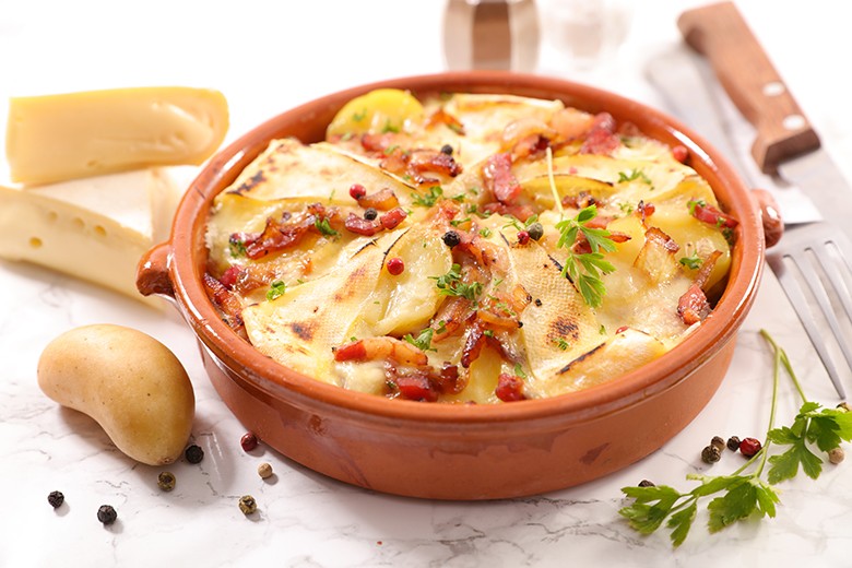 Tartiflette - Französischer Kartoffelauflauf