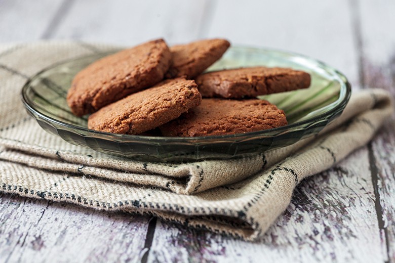 Vegane Schokoladenkekse aus Dinkelmehl