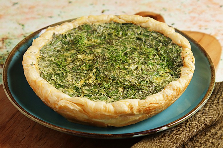 Kräuter-Käse-Quiche