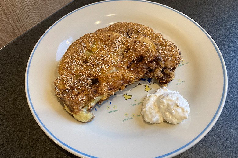 Blumenkohl-Schnitzel mit Amaranthpanade