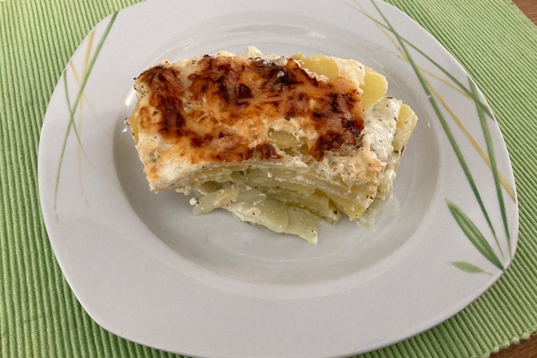 Kohlrabi-Kartoffelauflauf