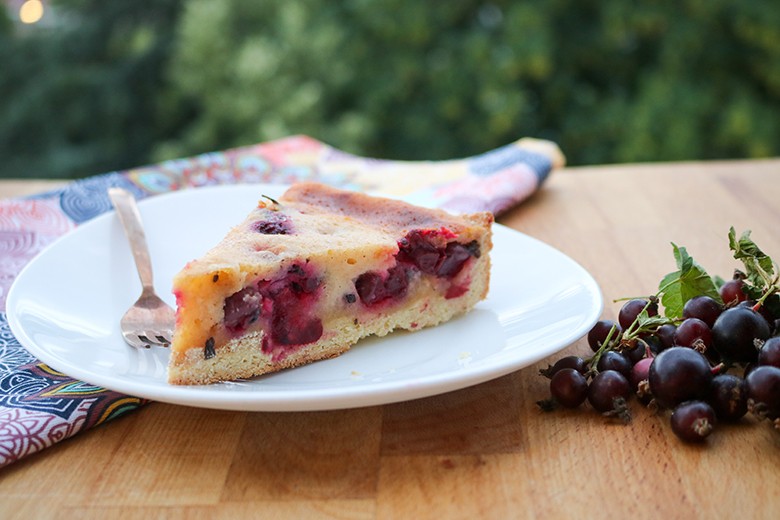 Stachelbeer-Quark-Torte
