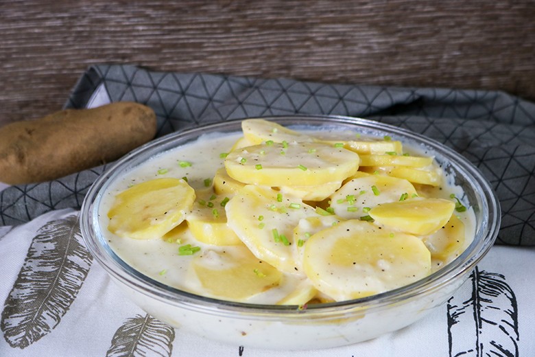 Gestovte Kartoffeln