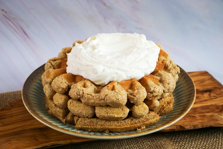 Mandel-Vollkorn-Waffeln