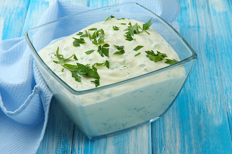Quark-Dip für Rohkost