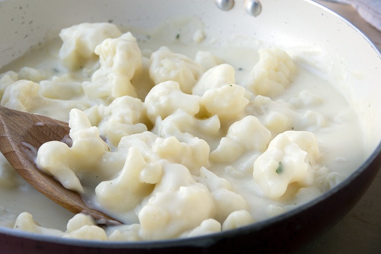 Blumenkohl mit Käse überbacken