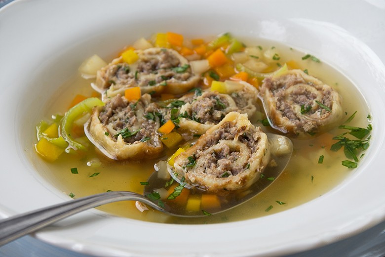 Brätstrudelsuppe