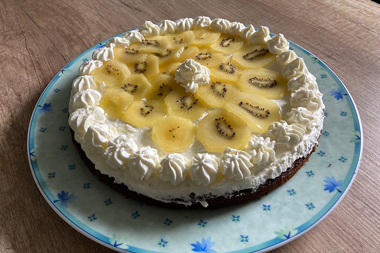 Möhren-Nuss-Torte