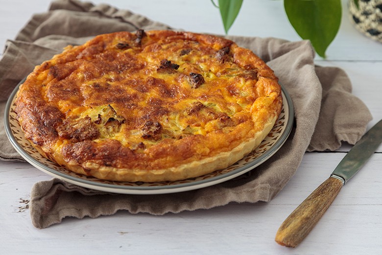 Blumenkohl-Zwiebel-Quiche