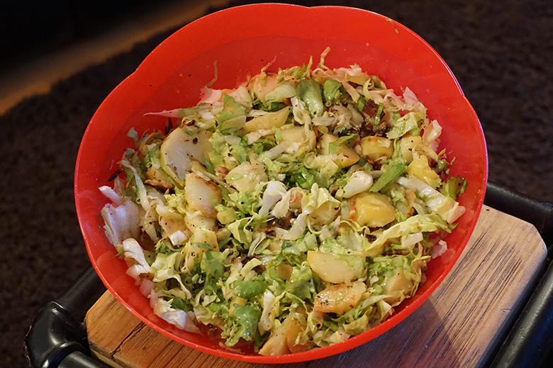 Endiviensalat mit Kartoffeln