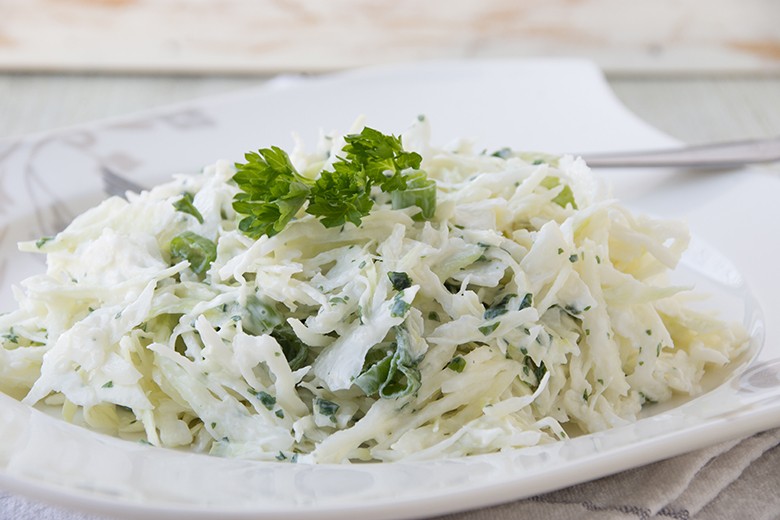 Kohlsalat mit Sahne
