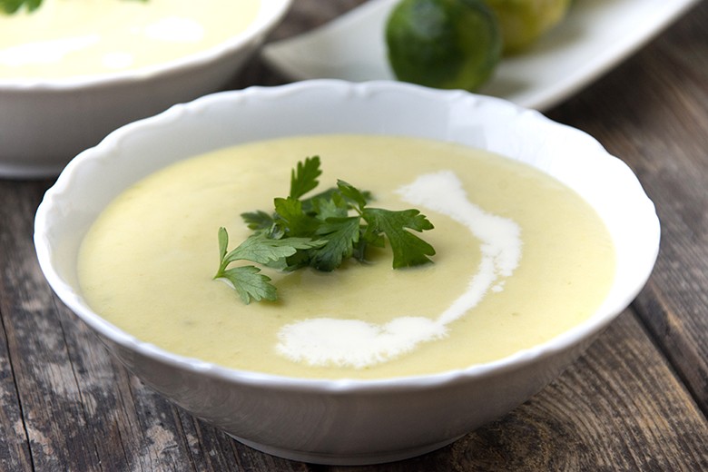 Cremige Rosenkohlsuppe
