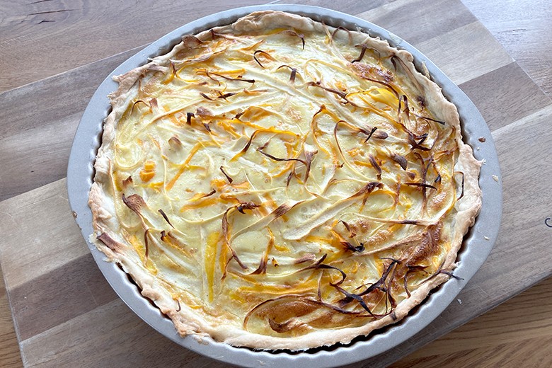 Pastinaken-Möhren-Quiche