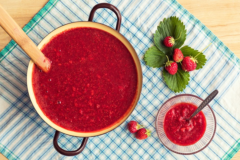 Zuckerfreie Erdbeersauce
