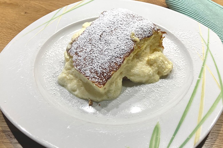 Rhabarberauflauf mit Zwieback