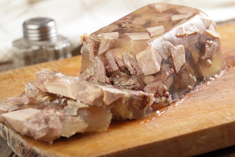 Sülze mit Rindfleisch