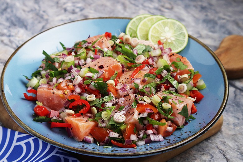 Ceviche vom Lachs