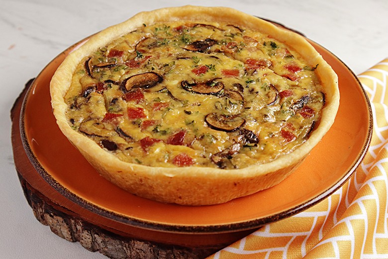 Schinken-Champignon-Tarte