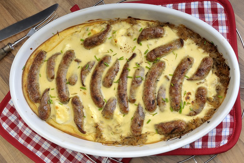 Sauerkrautsuppe mit Hackfleisch - Rezept