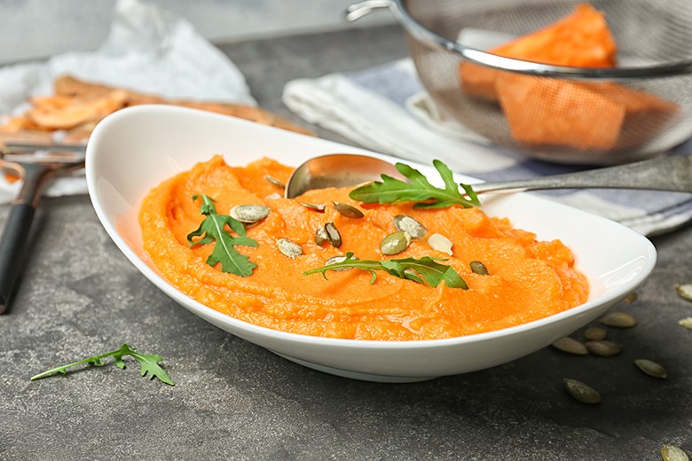 Veganes Süßkartoffelpüree