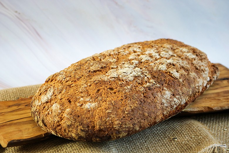Haferflockenbrot mit Dinkel