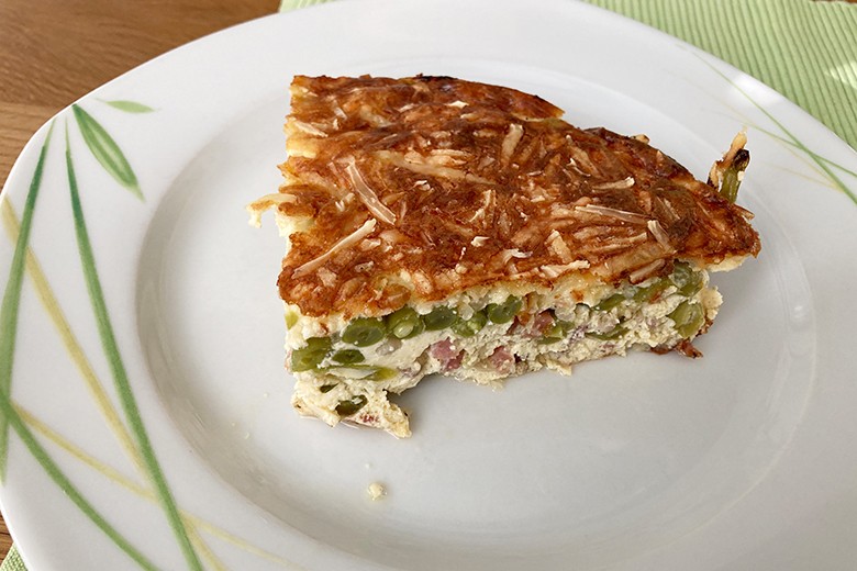 Bohnen-Speck-Auflauf