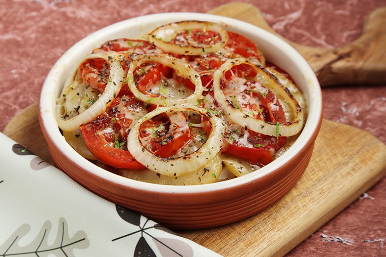 Einfacher Tomatenauflauf