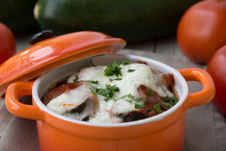 Zucchini-Tomaten-Auflauf