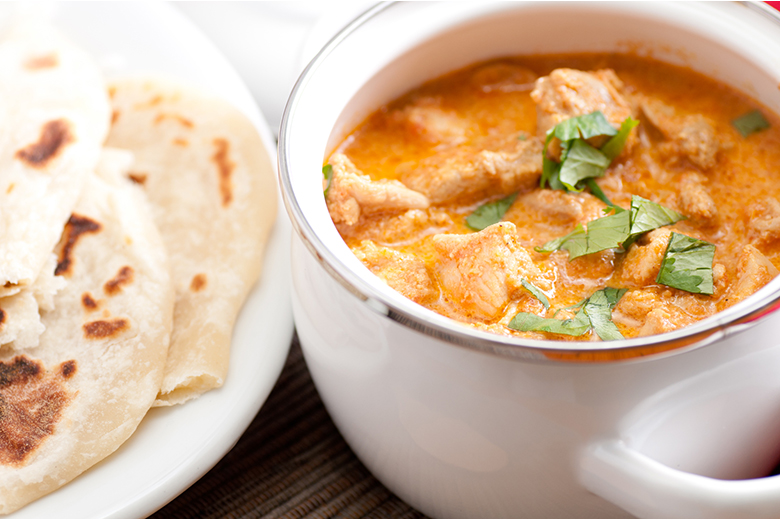 Putencurry mit Ananas