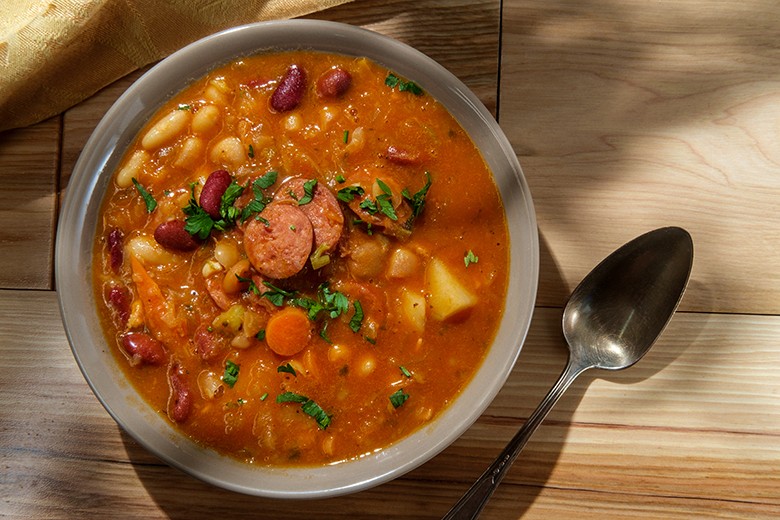 Scharfe Sauerkrautsuppe