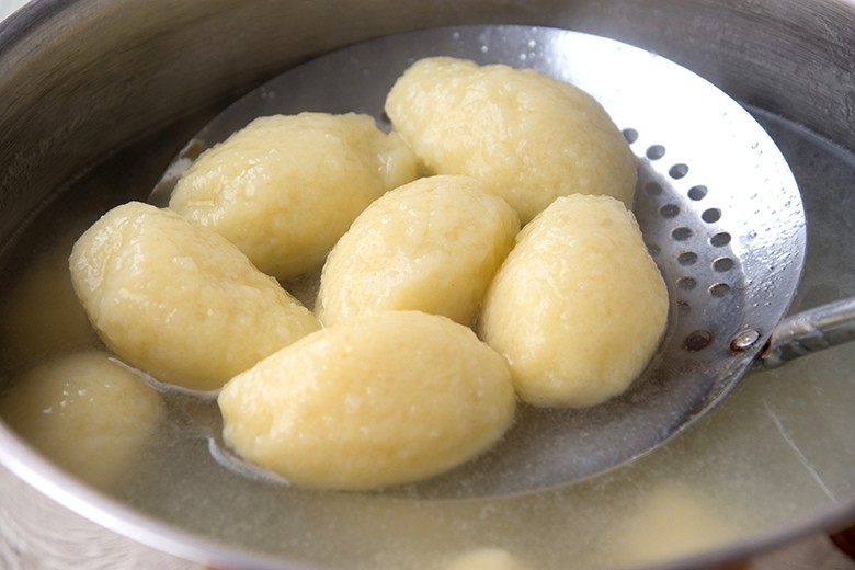 Kartoffelnocken mit Parmesan