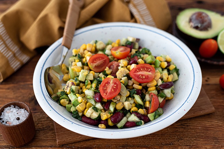 Kidneybohnen-Mais-Salat