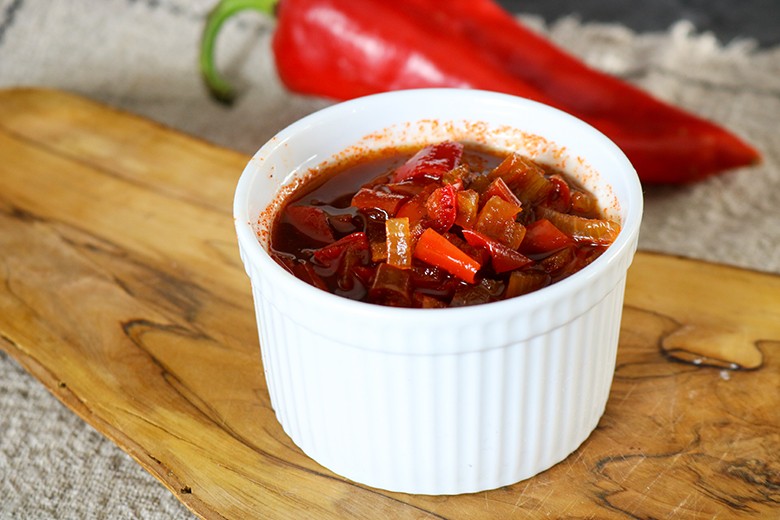 Paprika-Zwiebel-Chutney