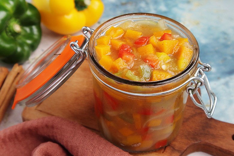 Kürbis-Paprika-Chutney
