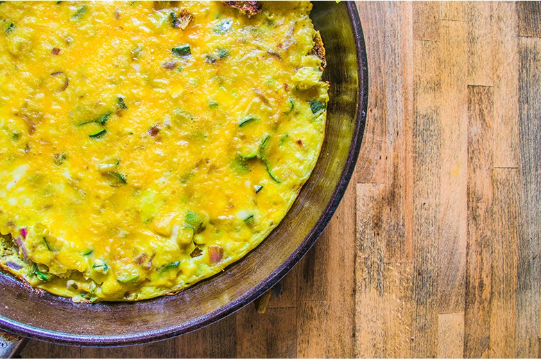 Zucchini-Omelett