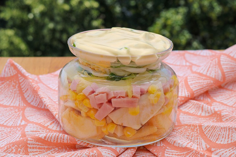Einfacher Über-Nacht-Salat