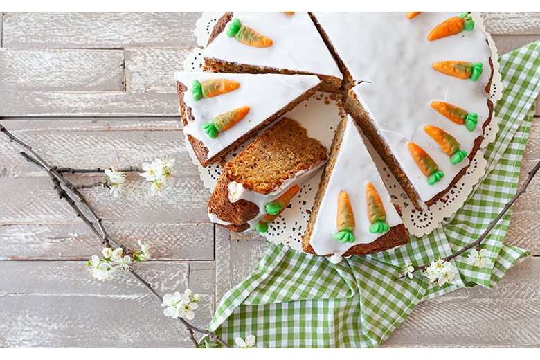 Karottenkuchen für Ostern
